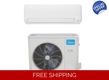 Midea 36000 Btu 20 SEER Ductless Mini Split Hyper Heat Pump